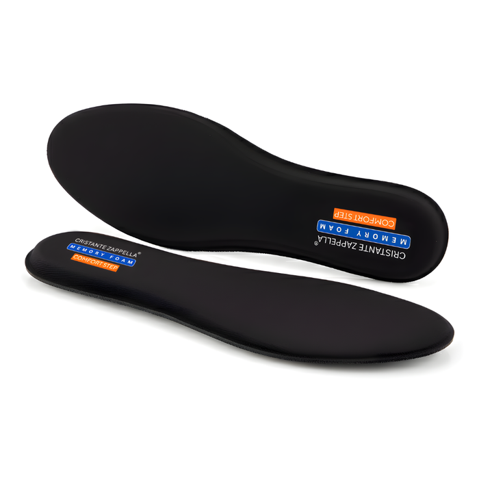 Comforstep Yumuşak Tabanlık — Kalın Yastıklı Memory Foam Ayakkabı İç Tabanı (Siyah)