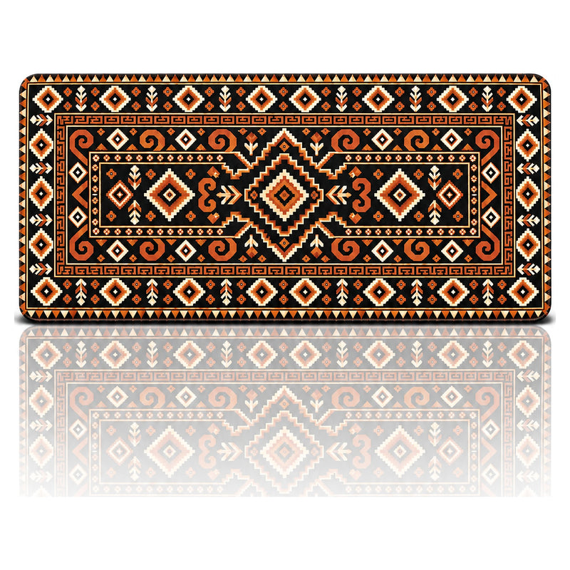 Kilim Desenli Oyuncu Mouse Pad 90x40 – Kehribar | Gaming Mouse Pad