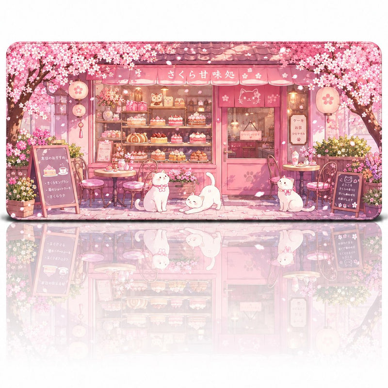 Sakurumi 90x40 cm Oyuncu Mouse Pad — XXL Gaming Mousepad, Kaymaz Kauçuk Taban, Dikişli Kenar