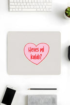 Heves mi Kaldı desenli mouse pad 18x22 cm