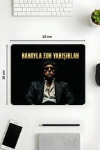 Babayla Zor Yarışırlar desenli mouse pad detay görseli