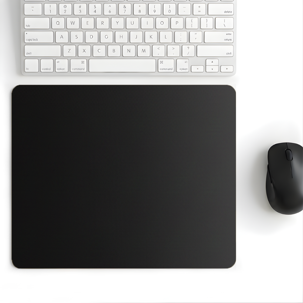 Siyah desenli mouse pad 18x22 cm
