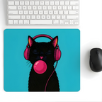 Bubble Cat desenli mouse pad 18x22 cm