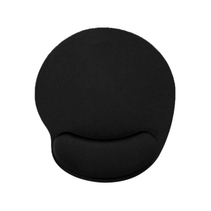 Bilek Destekli Mouse Pad — Poliüretan ve Jel Karışımı Bilek Yastıklı Ergonomik Mousepad (Siyah)