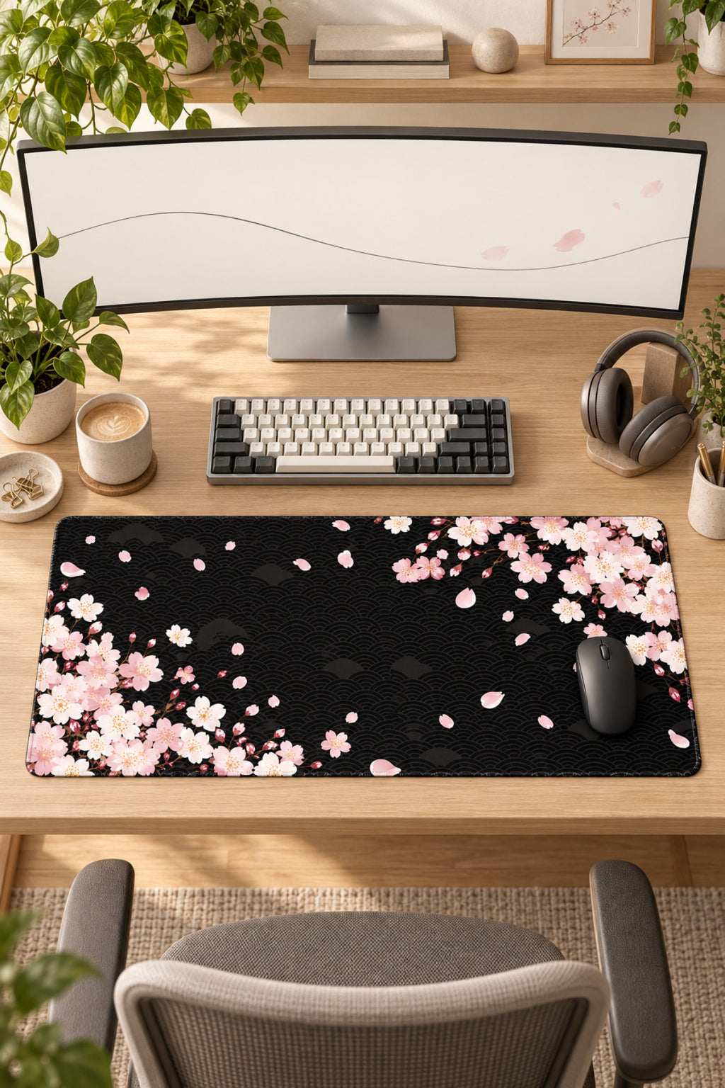 Veil 90x40 cm gaming mouse pad yakın çekim