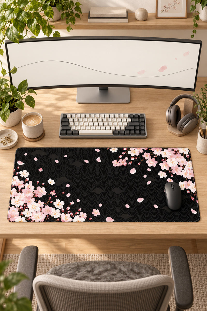 Veil 90x40 cm Oyuncu Mouse Pad — XXL Gaming Mousepad, Kaymaz Kauçuk Taban, Dikişli Kenar