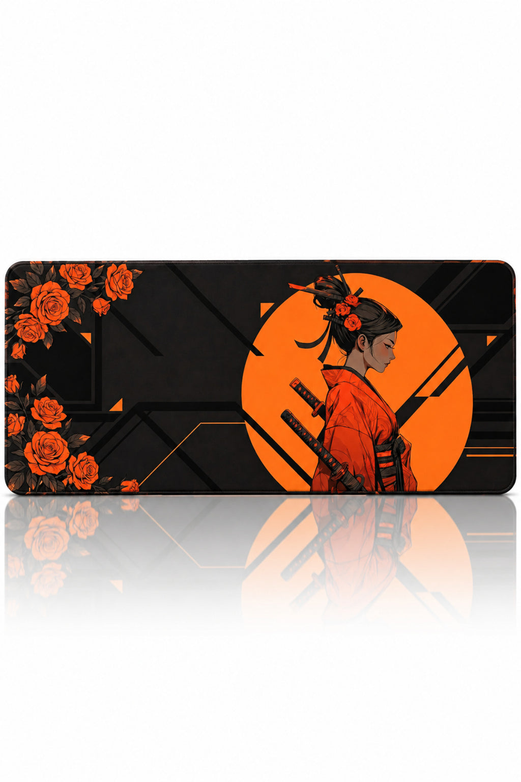 Orange Rosakiri 90x40 cm gaming mouse pad kullanım görseli