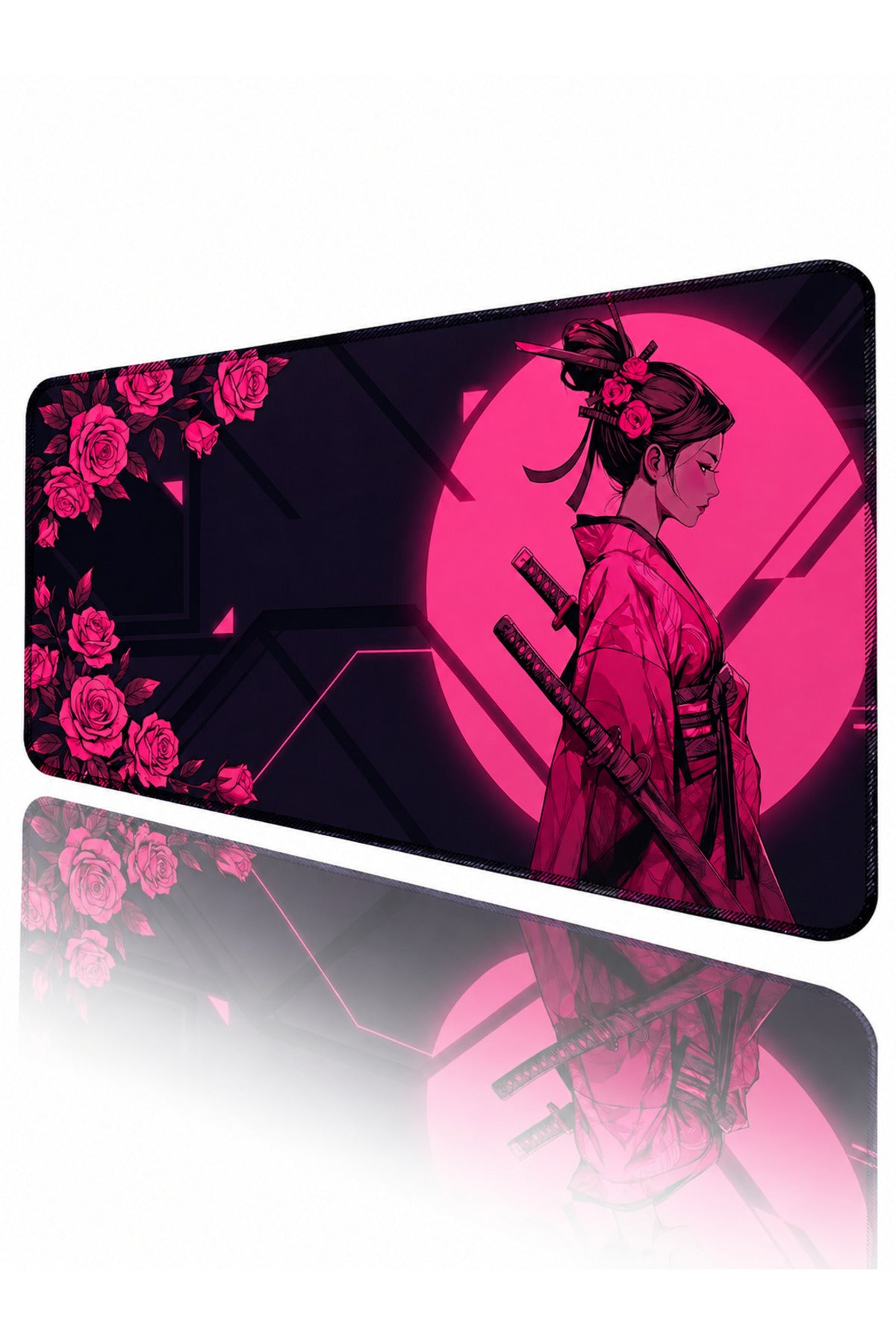 Pink Rosakiri 90x40 cm gaming mouse pad