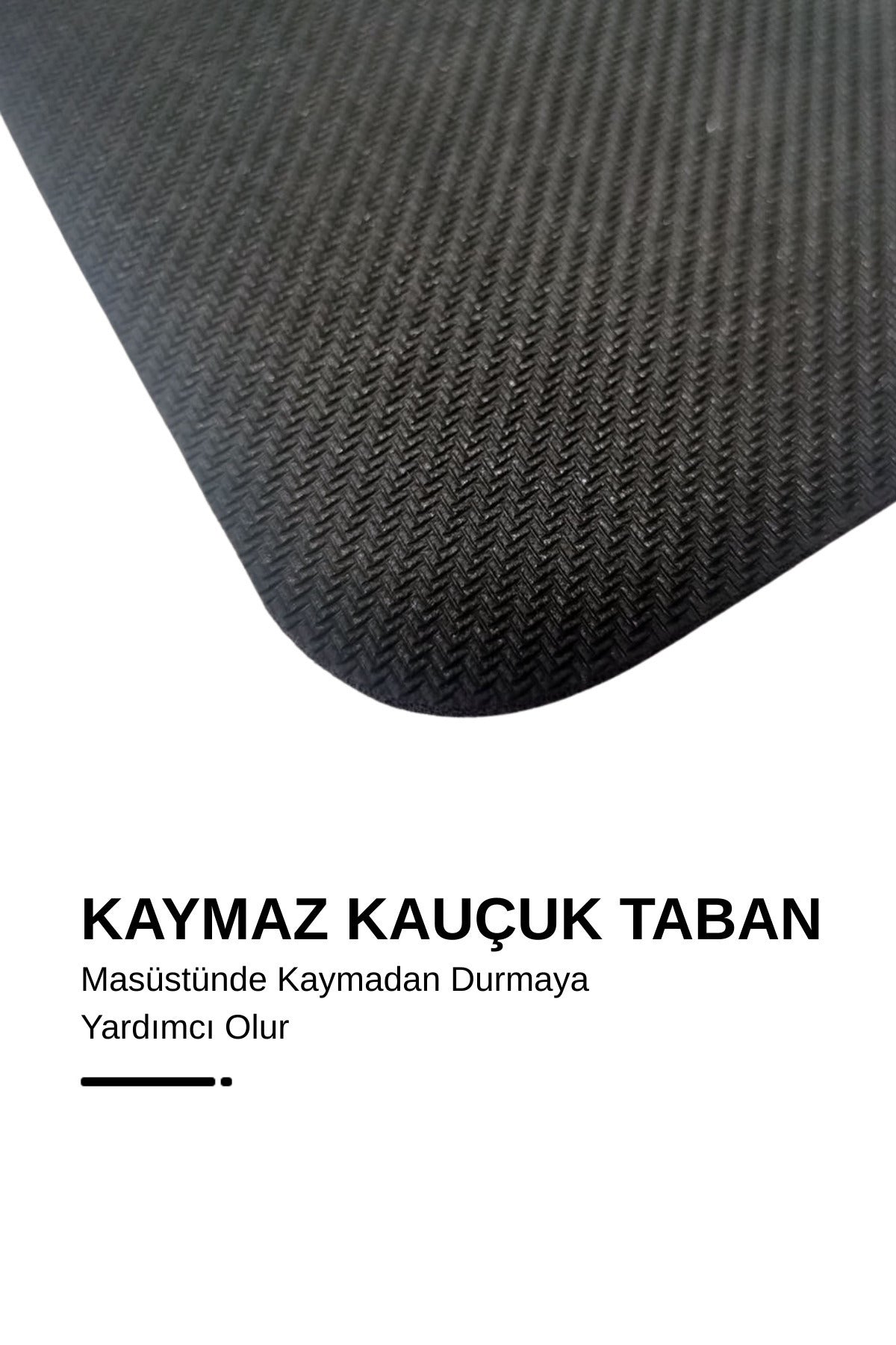 Biliyorum Ama Yapmayacağım desenli mouse pad 18x22 cm detay görseli