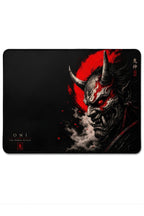 Oni 50x40 cm oyuncu mouse pad yakın çekim