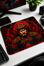 Crimson Oni 50x40 cm oyuncu mouse pad yakın çekim