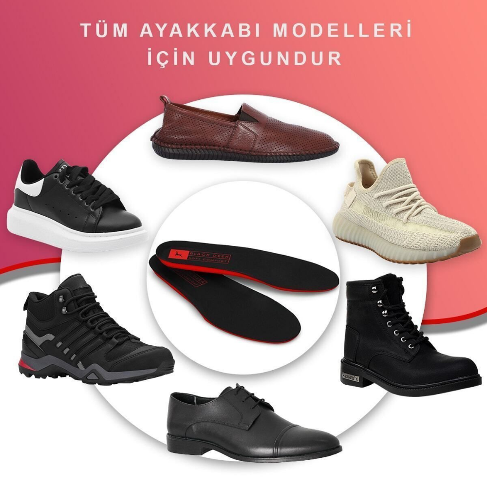 X45 konfor tabanlığı ayakkabı içinde kullanım görseli