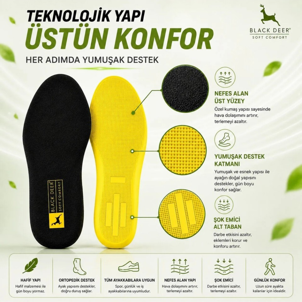 X15 ince ortopedik tabanlık kalınlık detayı