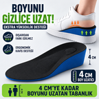 Orthotech 4 cm boy uzatan tabanlık, ark destekli ve topuk yuvalı, siyah — görsel 1