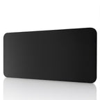 Siyah oyuncu mouse pad – beyaz fon önden görünüm