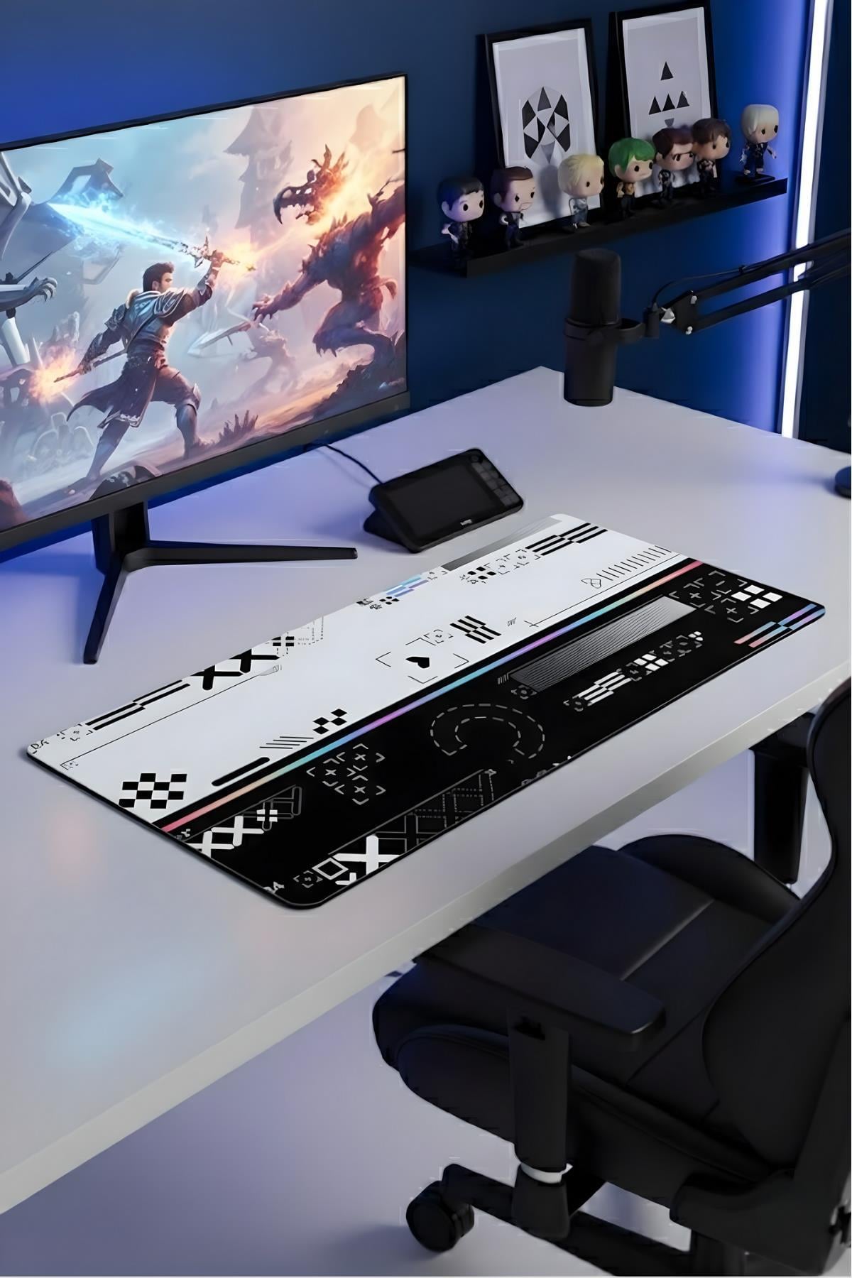 Çok modelli 70x30 cm gaming mouse pad detay görseli