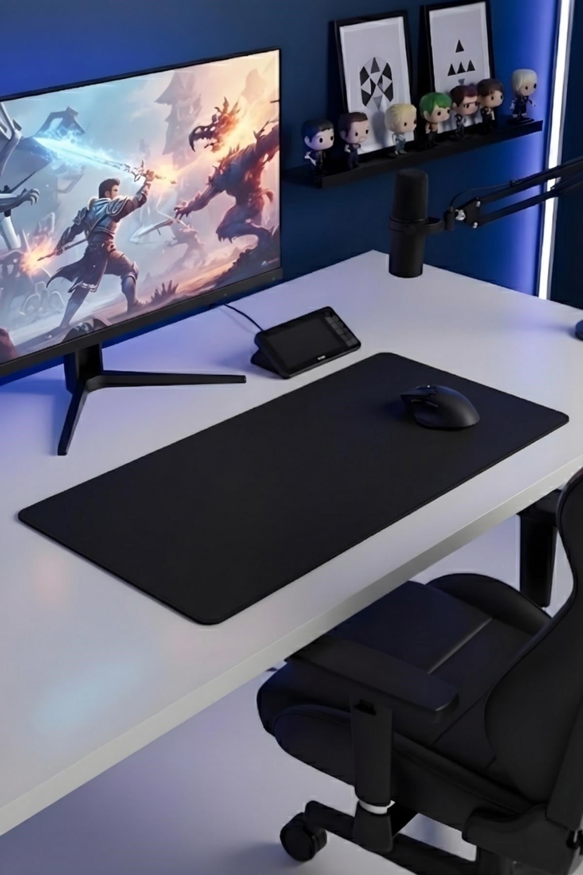 Çok modelli 90x40 cm gaming mouse pad detay görseli