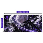 Gece Samurayı 90x40 cm anime oyuncu mouse pad – 90x40 cm ölçü bilgisi