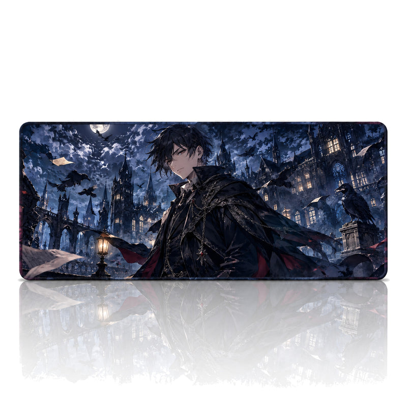 Anime Oyuncu Mouse Pad 90x40 – Gotik Kuzgun — Gaming Mouse Pad