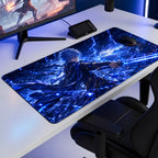 Yıldırım Samuray anime oyuncu mouse pad – oyun odası kurulumu