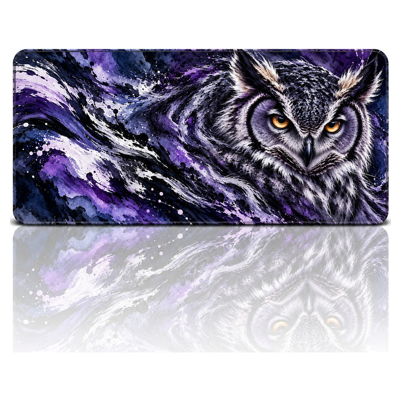 Baykuş Desenli Oyuncu Mouse Pad 90x40 – Gece Baykuşu | Gaming Mouse Pad