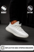 Movement reflektörlü sneaker beyaz