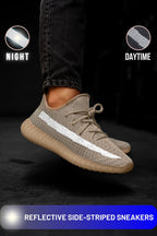 Movement reflektörlü sneaker bej