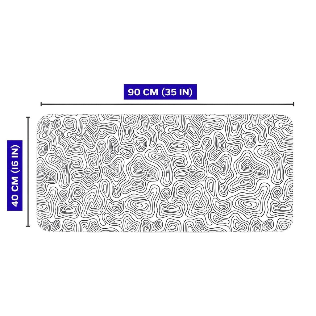 Beyaz Typography 90x40 cm oyuncu mouse pad – 90x40 cm ölçü bilgisi