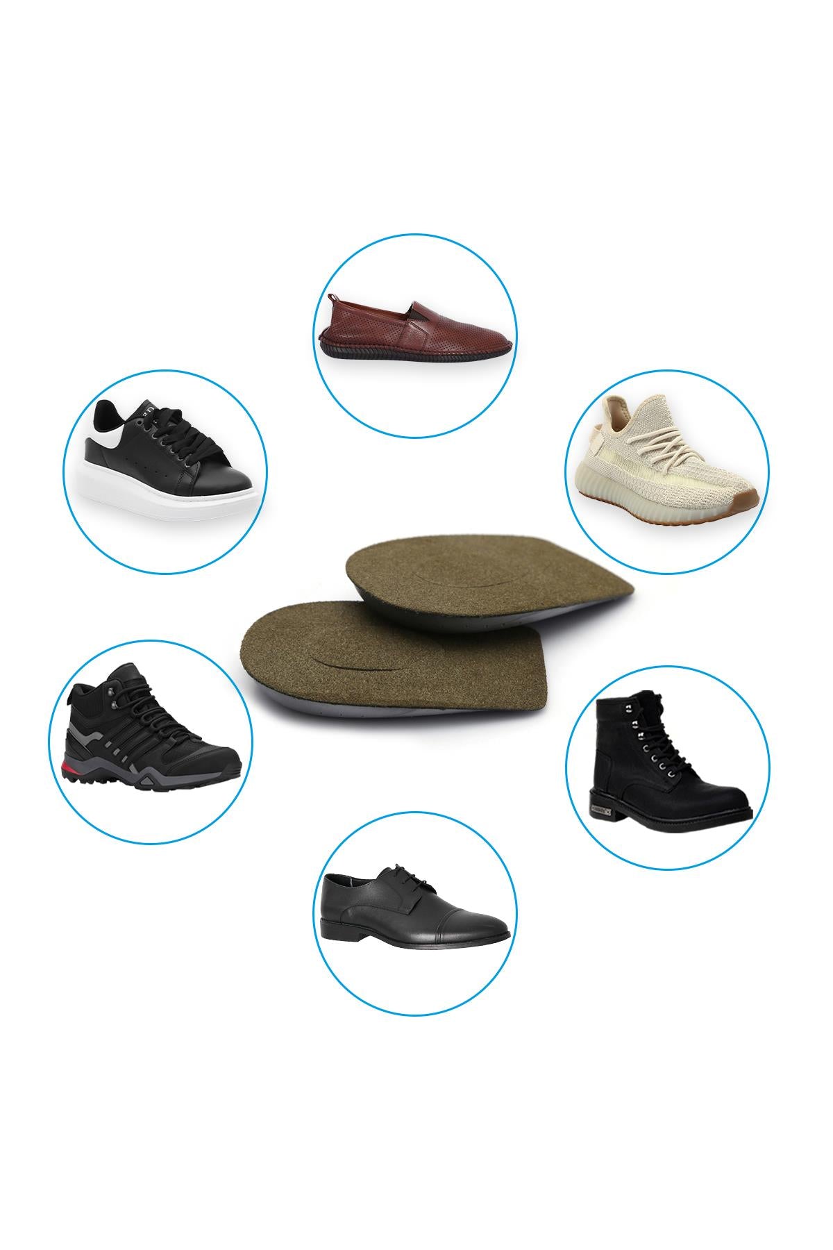 Heelspur topuk dikeni tabanlığı haki paket görseli