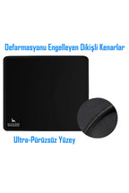 Professional 35x28 cm gaming mouse pad dikişli kenar yakın çekim