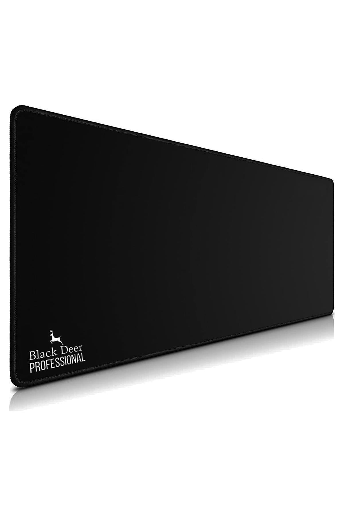 Professional 70x30 cm gaming mouse pad dikişli kenar siyah