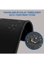 Professional 90x40 cm gaming mouse pad dikişli kenar kullanım görseli