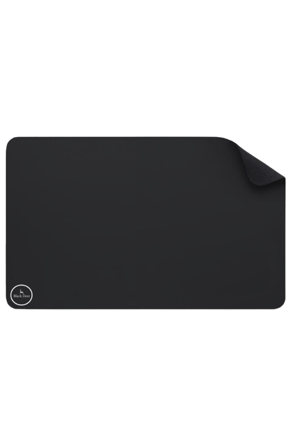 Professional 35x28 cm gaming mouse pad düz kenar siyah