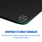 Professional 35x28 cm gaming mouse pad kenar detayı