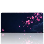 Blossom oyuncu mouse pad – beyaz fon düz görünüm