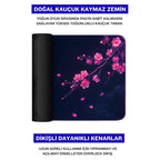 Blossom oyuncu mouse pad – doğal kauçuk kaymaz taban