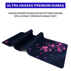 Blossom oyuncu mouse pad – premium kumaş yüzey