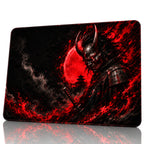 Crimson Oni 50x40 cm oyuncu mouse pad – beyaz fon önden görünüm