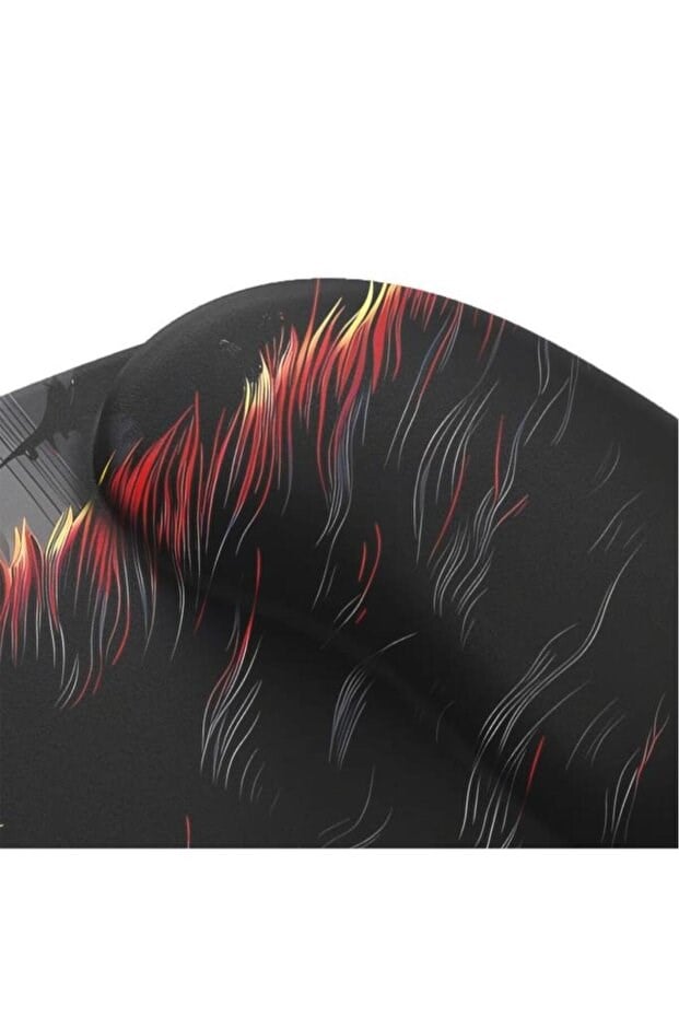 Dark Cat bilek destekli mouse pad yakın çekim