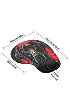 Dark Dog bilek destekli mouse pad yakın çekim
