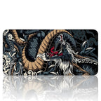 Dragon oyuncu mouse pad – beyaz fon düz görünüm