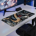 Dragon oyuncu mouse pad – oyun odası kurulumu