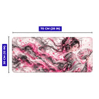 Geyşa Pembe 70x30 cm oyuncu mouse pad – 70x30 cm ölçü bilgisi