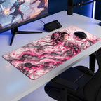 Geyşa Pembe oyuncu mouse pad – oyun odası kurulumu