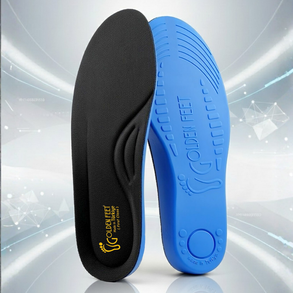 Golden Feet memory tabanlık yakın çekim