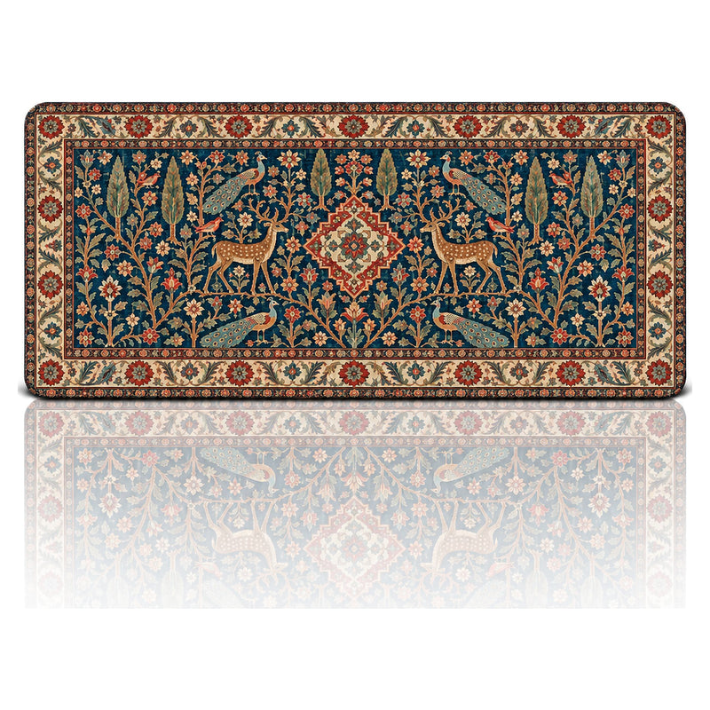 Halı Desenli Oyuncu Mouse Pad 90x40 – Saray Bahçesi | Gaming Mouse Pad