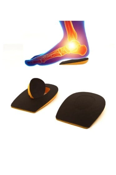 Heel Relief topuk dikeni tabanlığı kahverengi