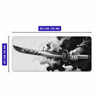 Inkblade katana mouse pad 90x40 cm ölçü görseli