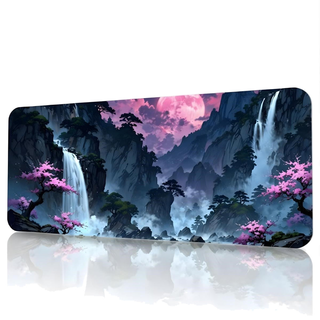 Jungle Art oyuncu mouse pad – beyaz fon önden görünüm