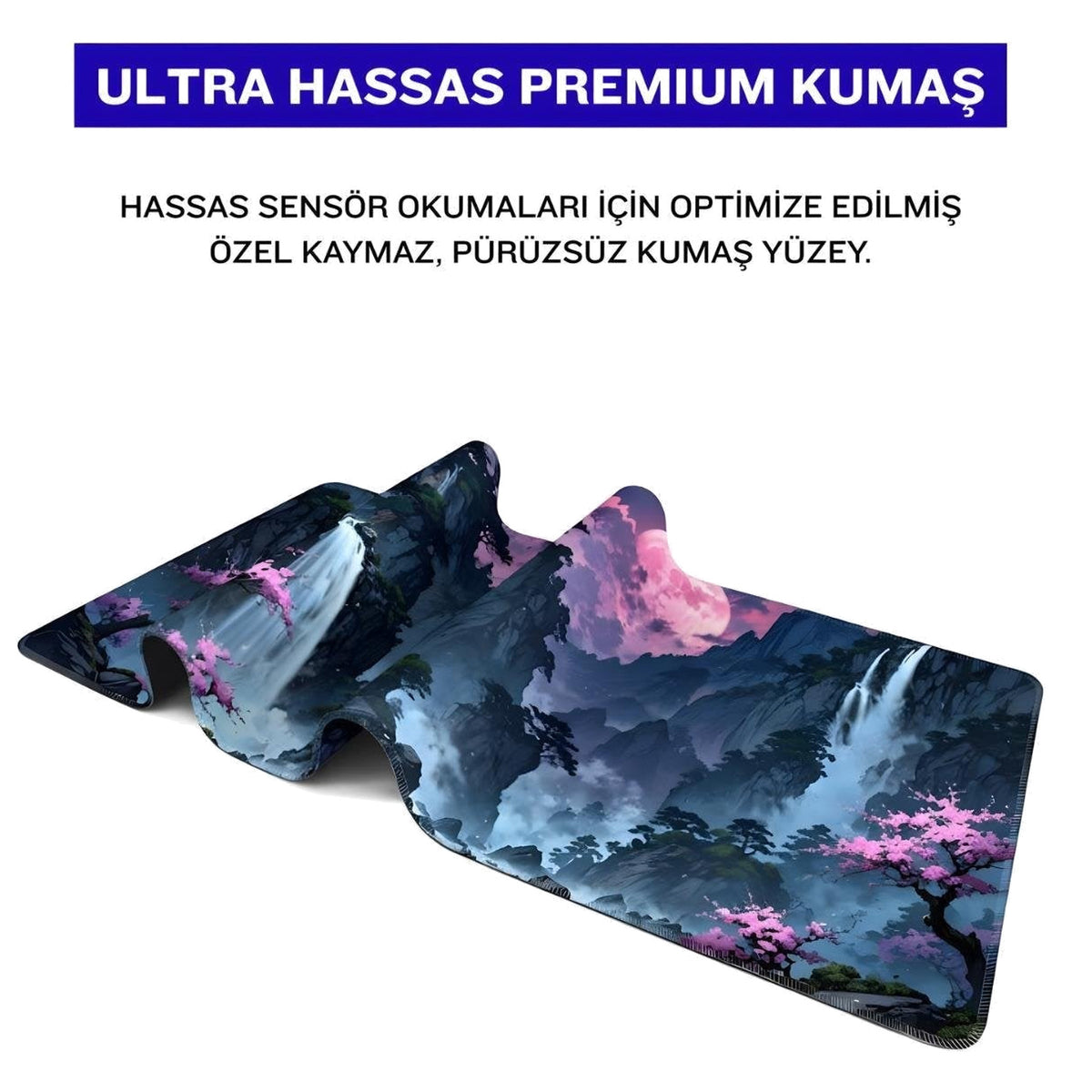 Jungle Art oyuncu mouse pad – premium kumaş yüzey